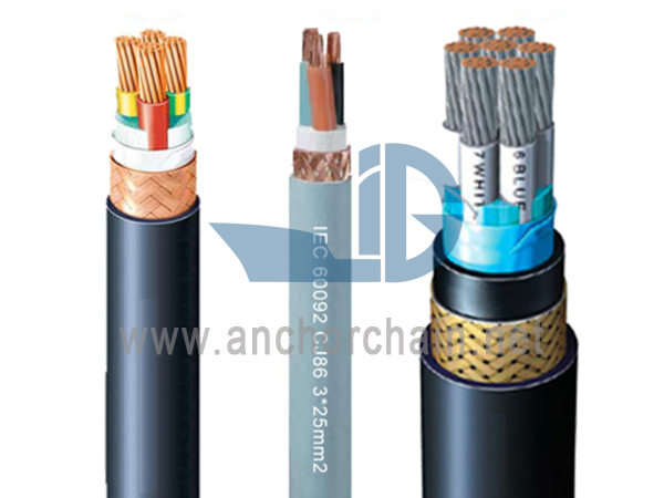 Cabo de controle e alimentação marítimo blindado resistente ao fogo CJ86 0,61 KV