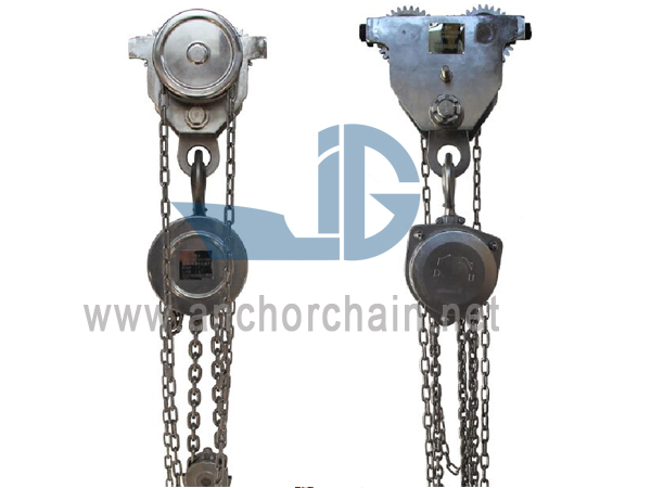 Talha de Corrente de Aço Inoxidável Tipo Combinado