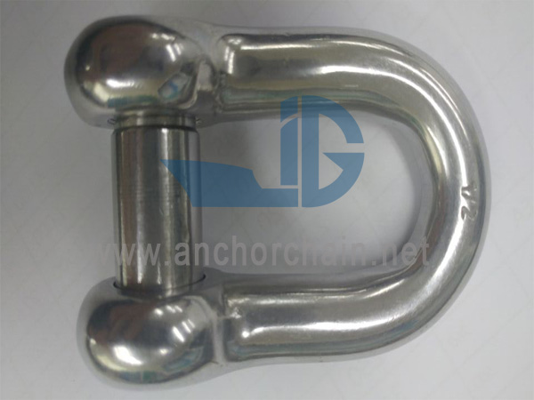 D-Shackle (com pino coletor de slot), SS304 OU SS316