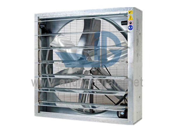 Ventilador de fluxo axial quadrado de montagem em parede DFBZ