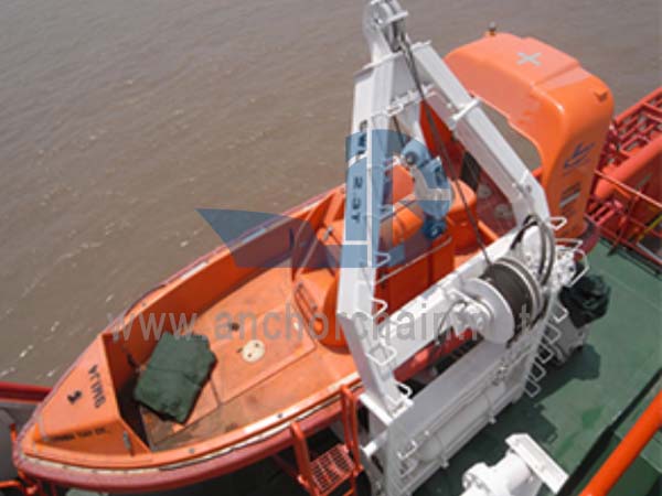 Turco de dispositivo de lançamento de barco de resgate rápido