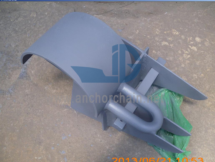 Lançador de âncoras marinhas