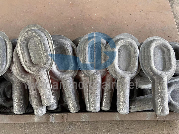 Encaixes de cabeça de olho oval