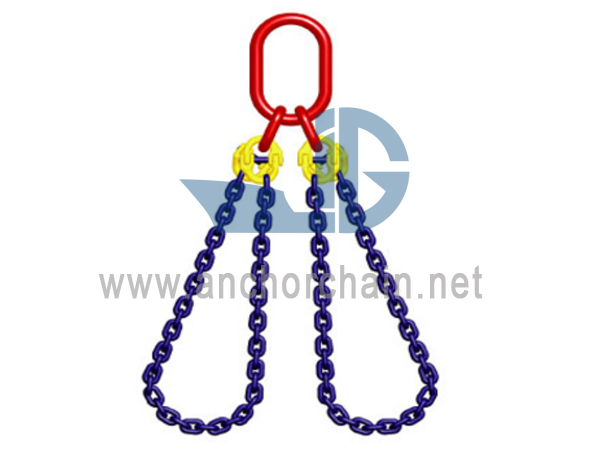 Eslinga de Corrente de Chocker de Duas Pernas